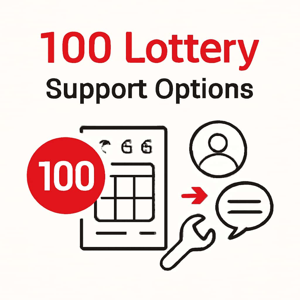 An illustrative diagram explaining key aspects of 100 Lottery Support Options.