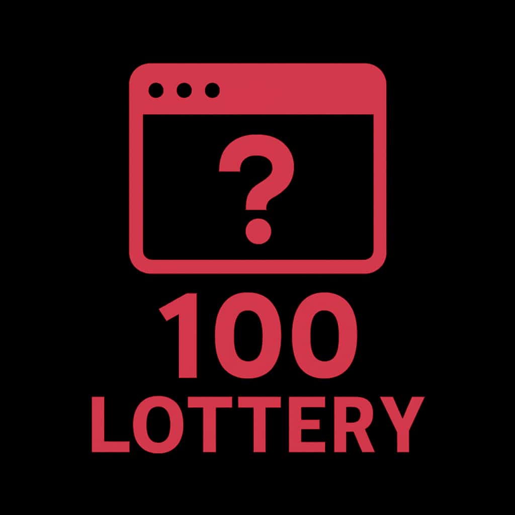 An icon representing the guide for accessing 100 Lottery Website.