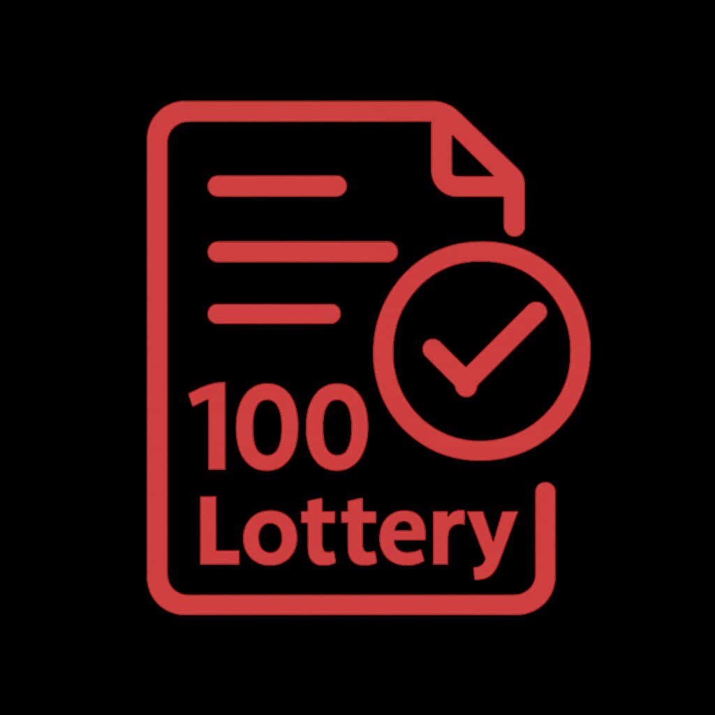 Icon representing guidance on understanding 100 Lottery rules.