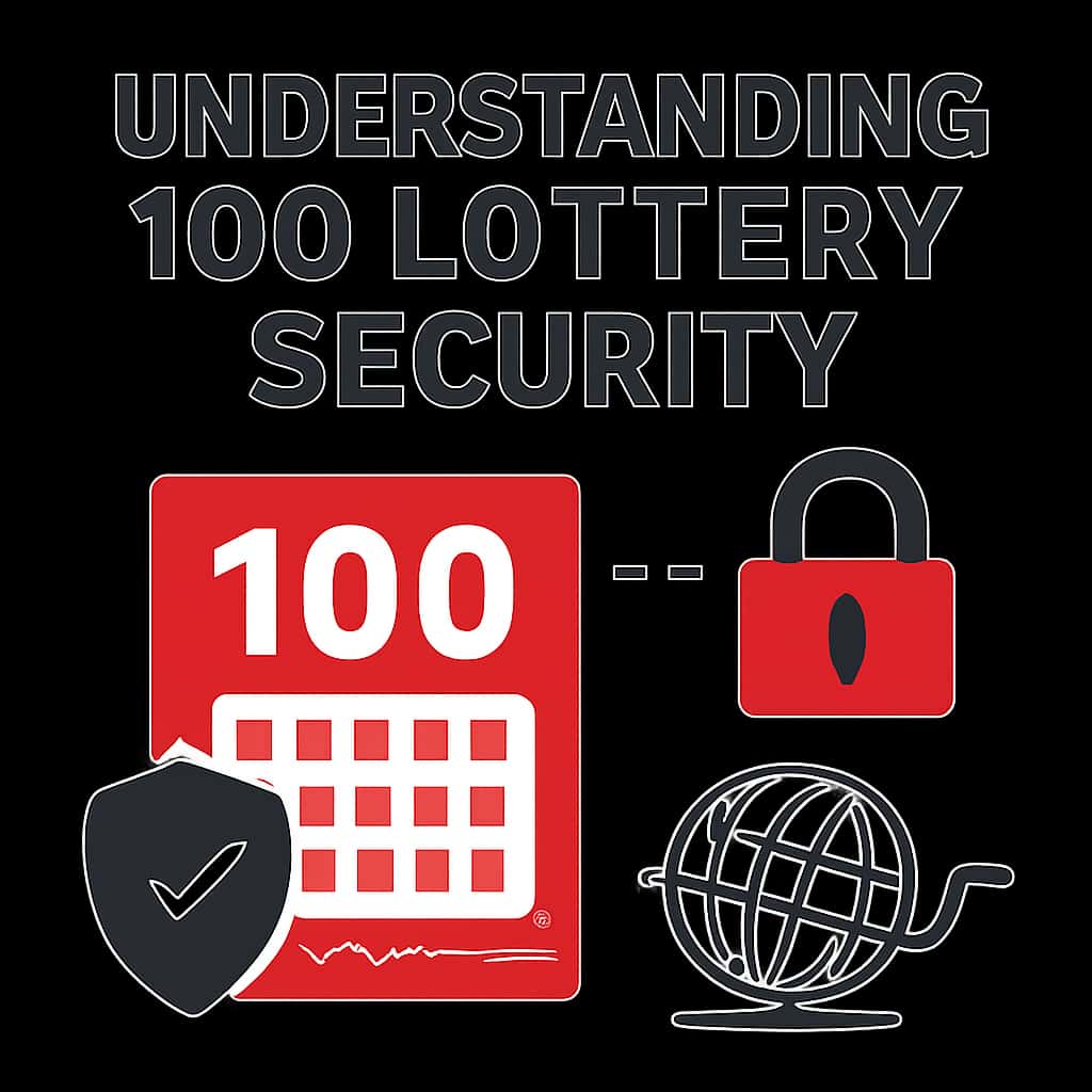 An educational diagram on 100 Lottery Security measures.
