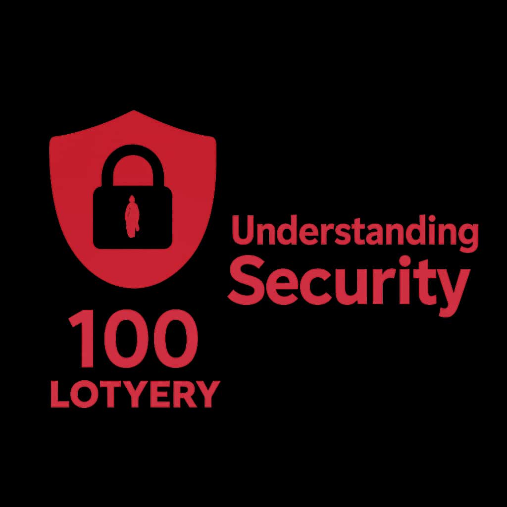 A badge representing 100 Lottery Security guidance.